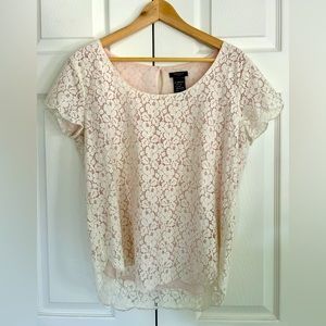 Aritzia Talula Cream Blouse, sz Large